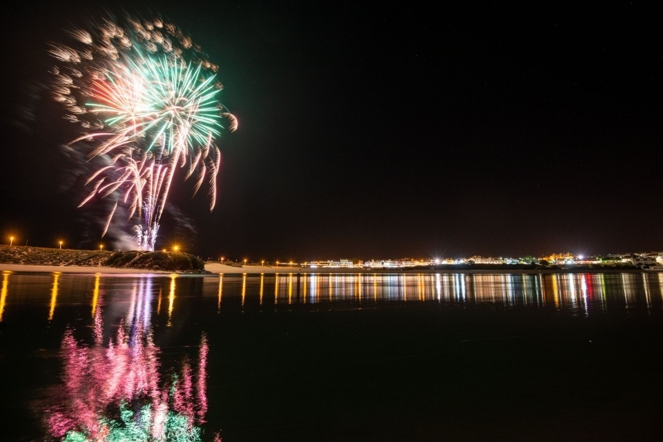 Fogo de artificio em Vila Nova de Milfontes