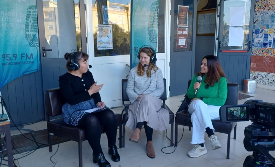 Rádio Sines em direto da Escola Poeta Al Berto