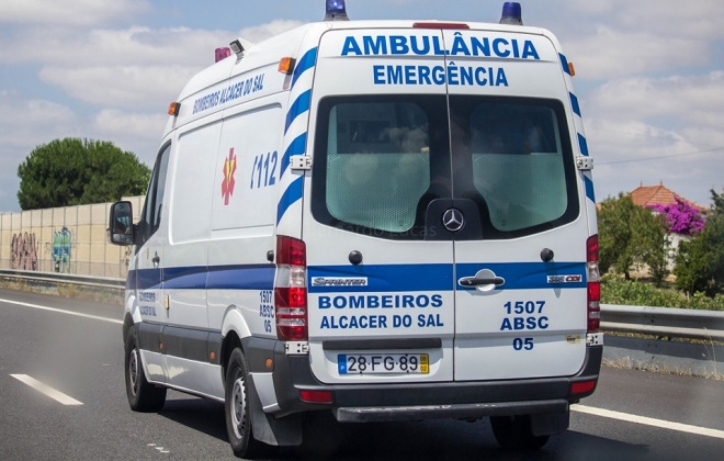 Despiste provoca três feridos perto da Barrosinha em Alcácer do Sal