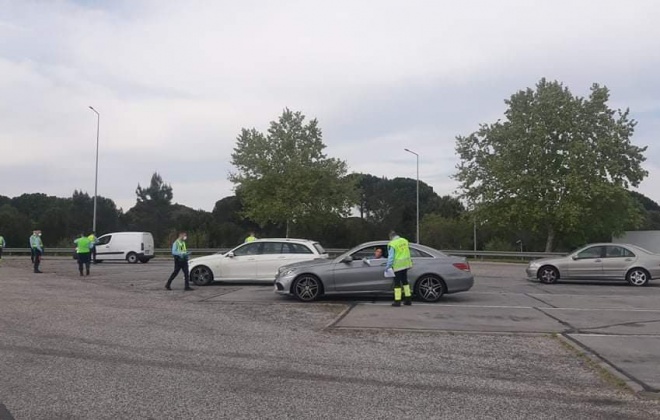 GNR realiza fiscalização na Autoestrada do Sul