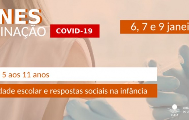 Vacinação de crianças e Comunidade Escolar começa hoje em Sines