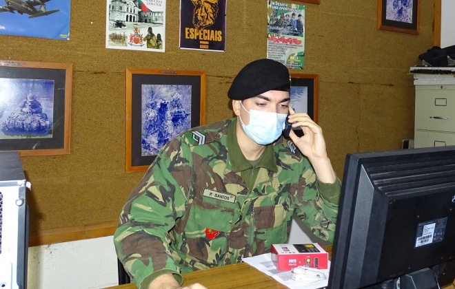 Militares realizam rastreio de contactos e inquéritos epidemiológicos em apoio ao Ministério da Saúde
