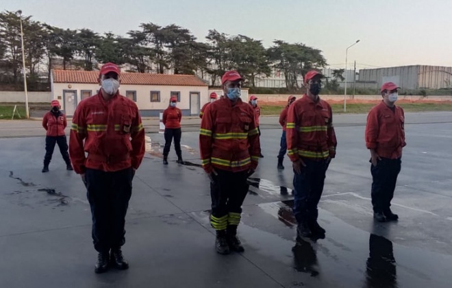 Cinco operacionais do CB de Sines foram promovidos a Bombeiros de 1.ª classe