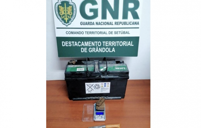 GNR deteve um homem com 127 doses de droga em Grândola