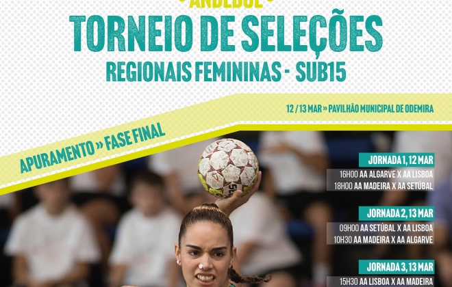 Odemira recebe torneio de seleções regionais de andebol