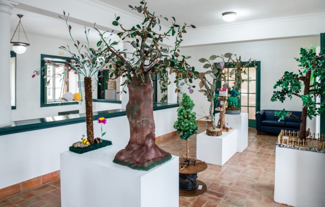 Biblioteca de Odemira tem patente a exposição “Floresta de Amor”