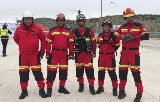 Bombeiros de Grândola destacam-se em exercício internacional de proteção civil realizado em Espanha