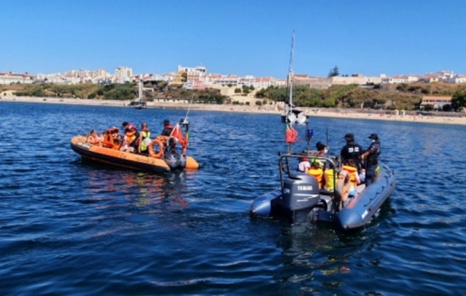 Estação Salva-vidas de Sines resgata pescador na ilha da Perceveira em Sines