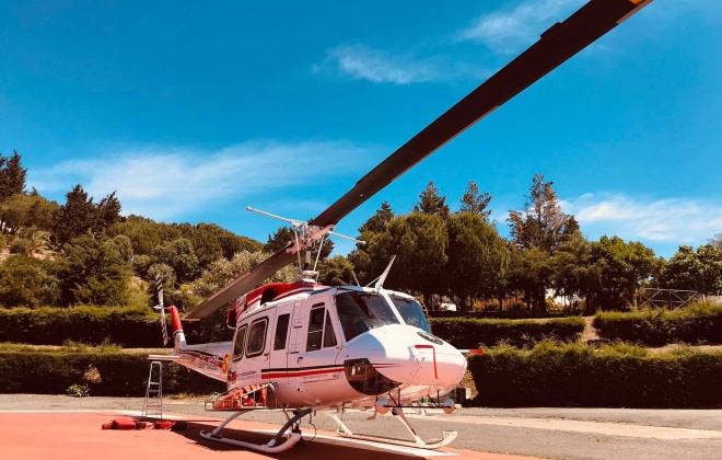 Helicóptero de combate a incêndios já está instalado em Ourique