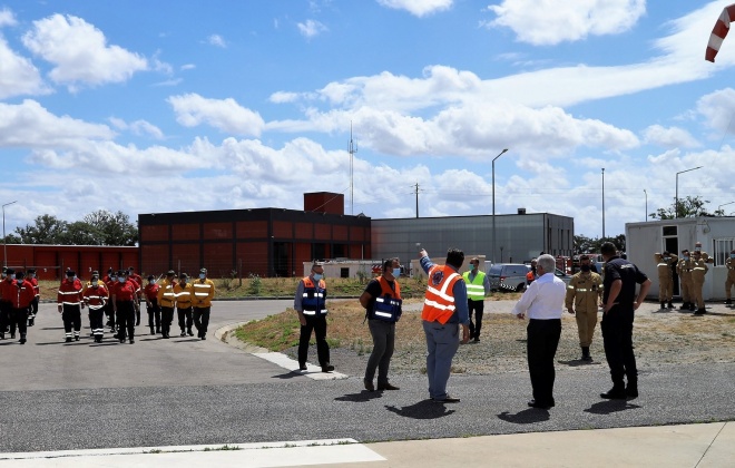 Visita ao Centro de Meios Aéreos da Câmara Municipal de Grândola