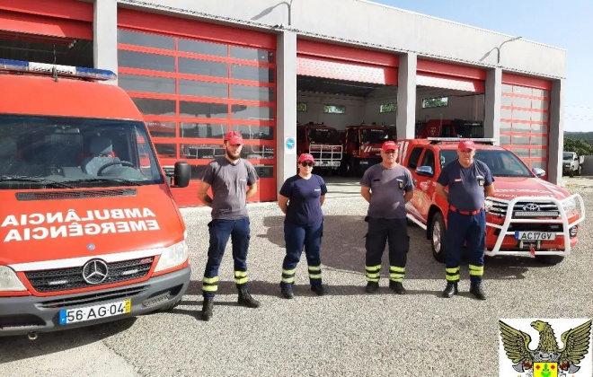 Bombeiros de Odemira e Cercal do Alentejo combatem incêndio em Silves