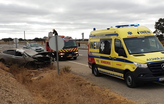 Despiste provoca ferido ligeiro em Ourique