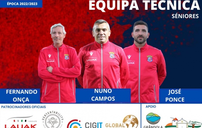 Grandolense divulga equipa técnica 2022-2023