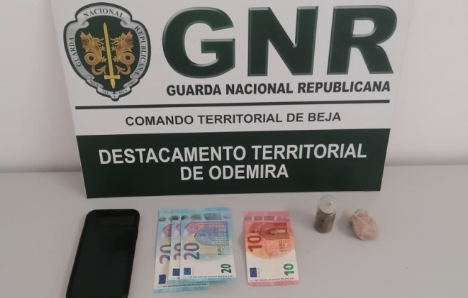 GNR deteve um homem em Odemira por tráfico de droga