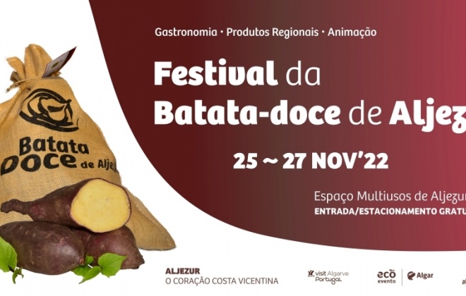 Aljezur recebe Festival da Batata-doce de 25 a 27 de novembro