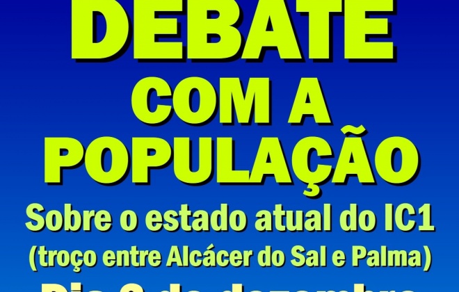 Utentes exigem reparação do IC1 entre Alcácer do Sal e Palma