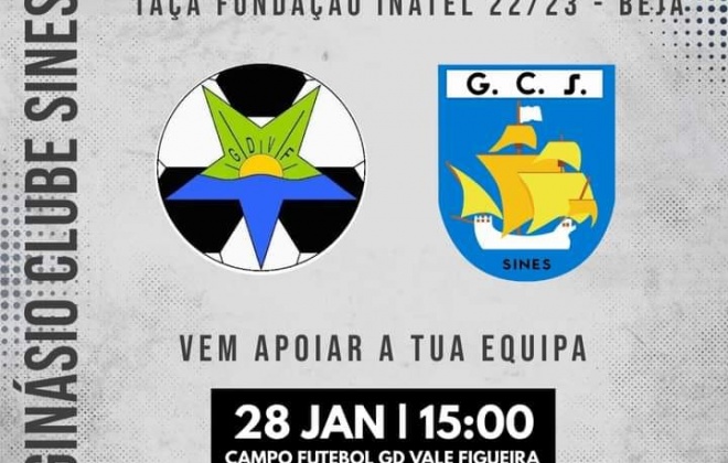Ginásio Clube de Sines joga em Vale Figueira neste sábado