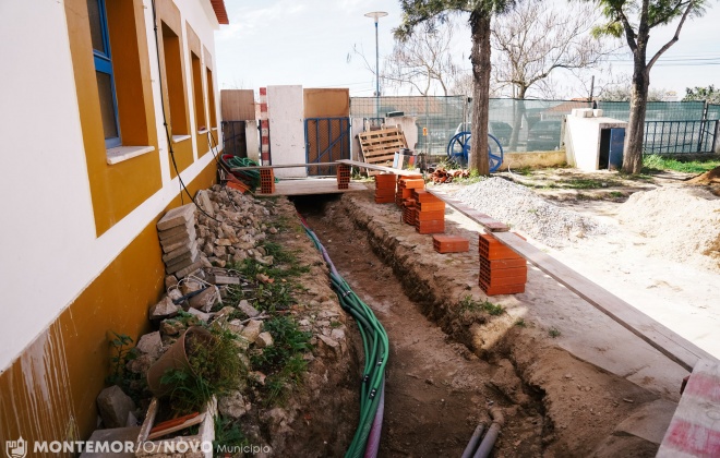 Jardim de Infância Nº1 de Montemor-o-Novo está a ser remodelado