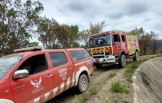 Bombeiros combateram incêndio no concelho de Almodôvar