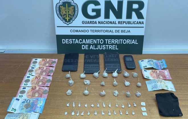 GNR deteve dois homens e apreendeu droga em Aljustrel