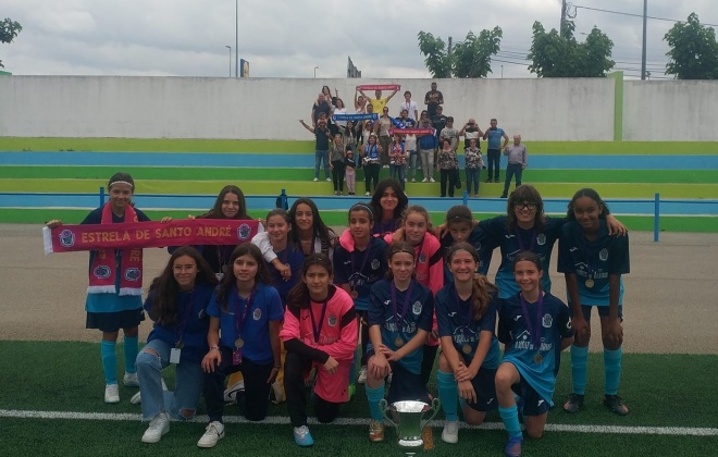 Estrela de Santo André conquista Taça Feminina de Infantis da A.F. de Setúbal