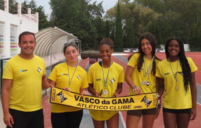 Vasco da Gama de Sines sagrou-se vice-campeão distrital de Beja de pista