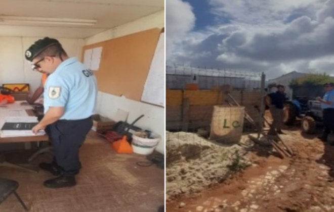 GNR fiscalizou duas obras de construção Civil no concelho de Odemira