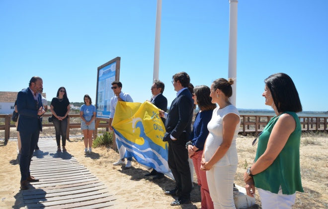 Praia da Costa de Santo André foi hoje distinguida com a Bandeira “Qualidade de Ouro 2023”