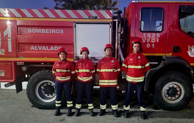 Bombeiros de Alvalade contam com quatro novos operacionais