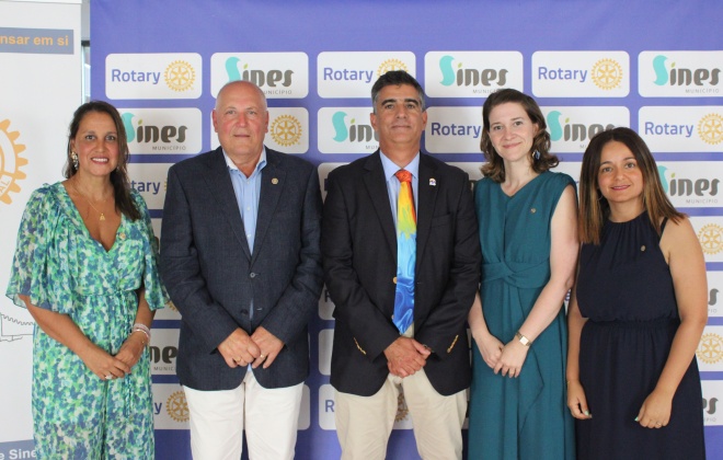 Nuno Rodrigues tomou posse como presidente do Rotary Club de Sines