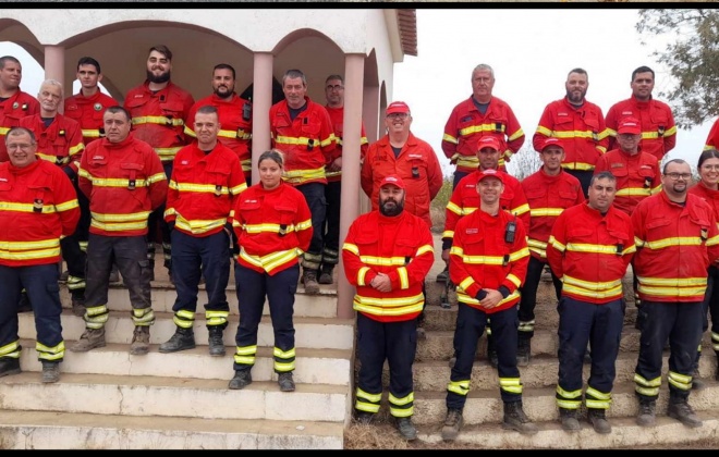 Bombeiros do Litoral Alentejano combateram incêndio em Almodôvar