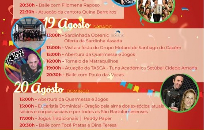 Aldeia de São Bartolomeu da Serra vai estar em festa de sexta-feira a domingo