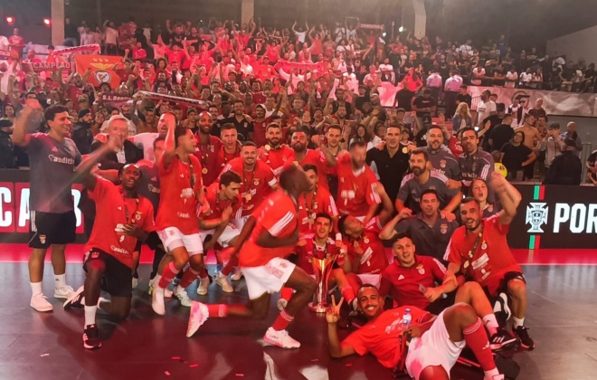 Benfica vence a Supertaça de Futsal em Sines