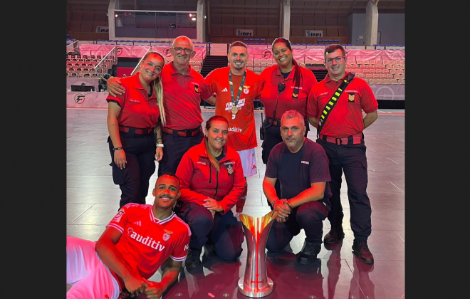 Bombeiros de Sines garantiram prevenção na Supertaça de Futsal