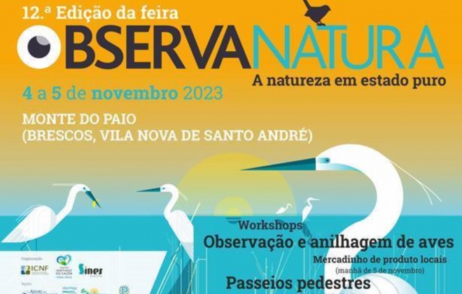 Monte do Paio recebe a OBSERVANATURA nos dias 4 e 5 de novembro