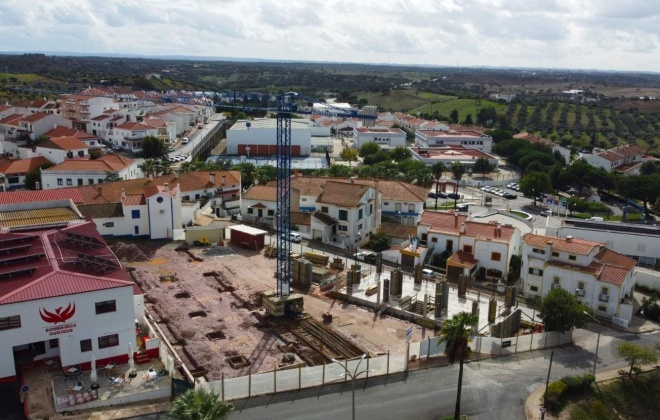 Novo Centro de Saúde de Ourique começa a ganhar forma