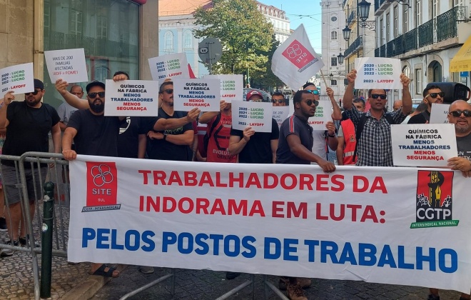 Trabalhadores da INDORAMA completaram um mês em lay-off