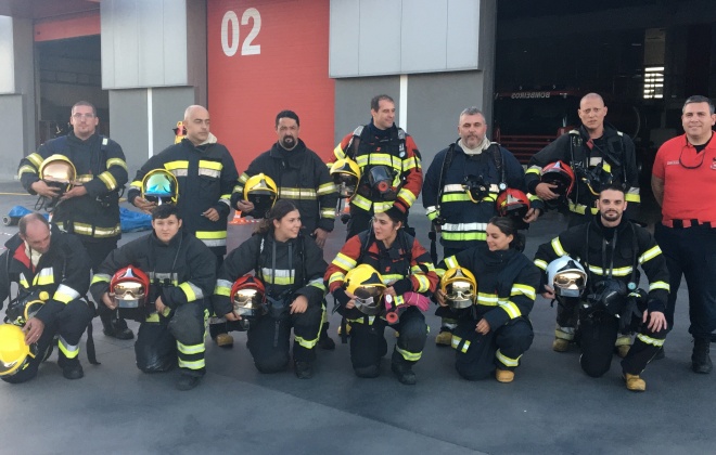 Bombeiros realizaram formação em matérias perigosas