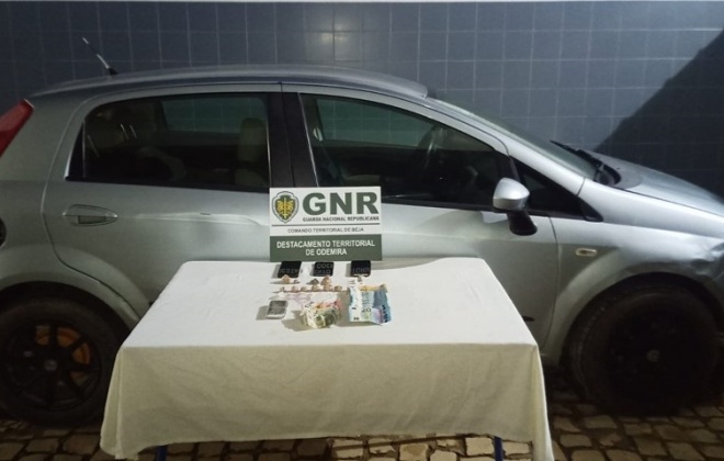 GNR de Odemira deteve três homens em Saboia por suspeitas de tráfico de droga