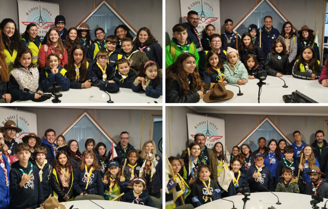 Escuteiros de Sines e de Vila Nova de Milfontes visitaram a Rádio Sines