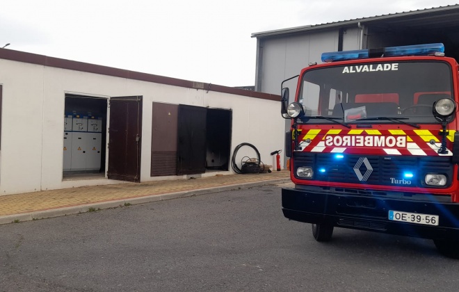 Bombeiros de Alvalade combateram incêndio no Monte da Daroeira em Alvalade