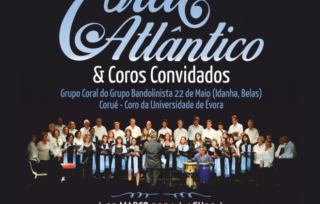 Coral Atlântico organiza encontro de coros neste sábado às 16 horas