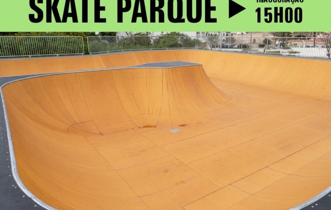 Câmara Municipal de Sines inaugura o novo skate parque neste sábado às 15 horas