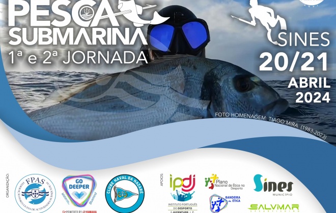 Sines recebe duas jornadas do Campeonato Nacional de Pesca Submarina 2024