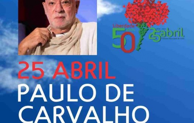 Paulo de Carvalho atua na noite desta quinta-feira em Sines