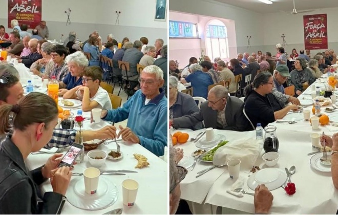 PCP celebrou os 50 anos do 25 de abril em Alvalade, Santiago do Cacém