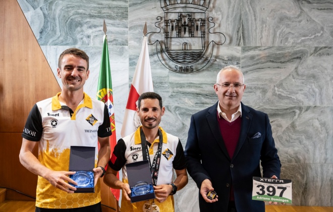 Triatleta Adriano Domingos recebido na Câmara Municipal de Sines