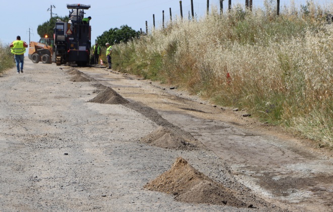 Câmara Municipal de Aljustrel arrancou com empreitada para reparar estradas municipais