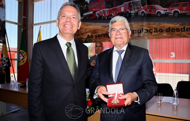 Município de Grândola recebeu o Crachá de Ouro da Liga dos Bombeiros Portugueses