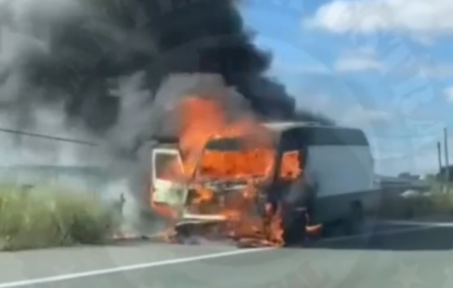 Bombeiros de Alvalade combateram incêndio em viatura no IC1